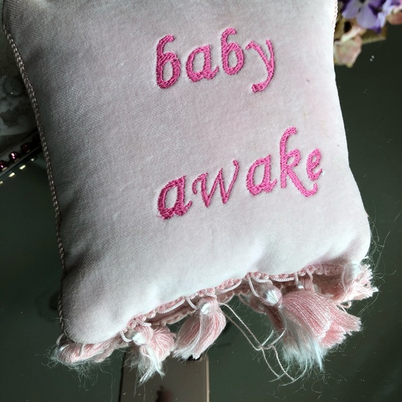 Baby Sleeping Baby Awake DOOR PILLOW - Picture 2 of 3